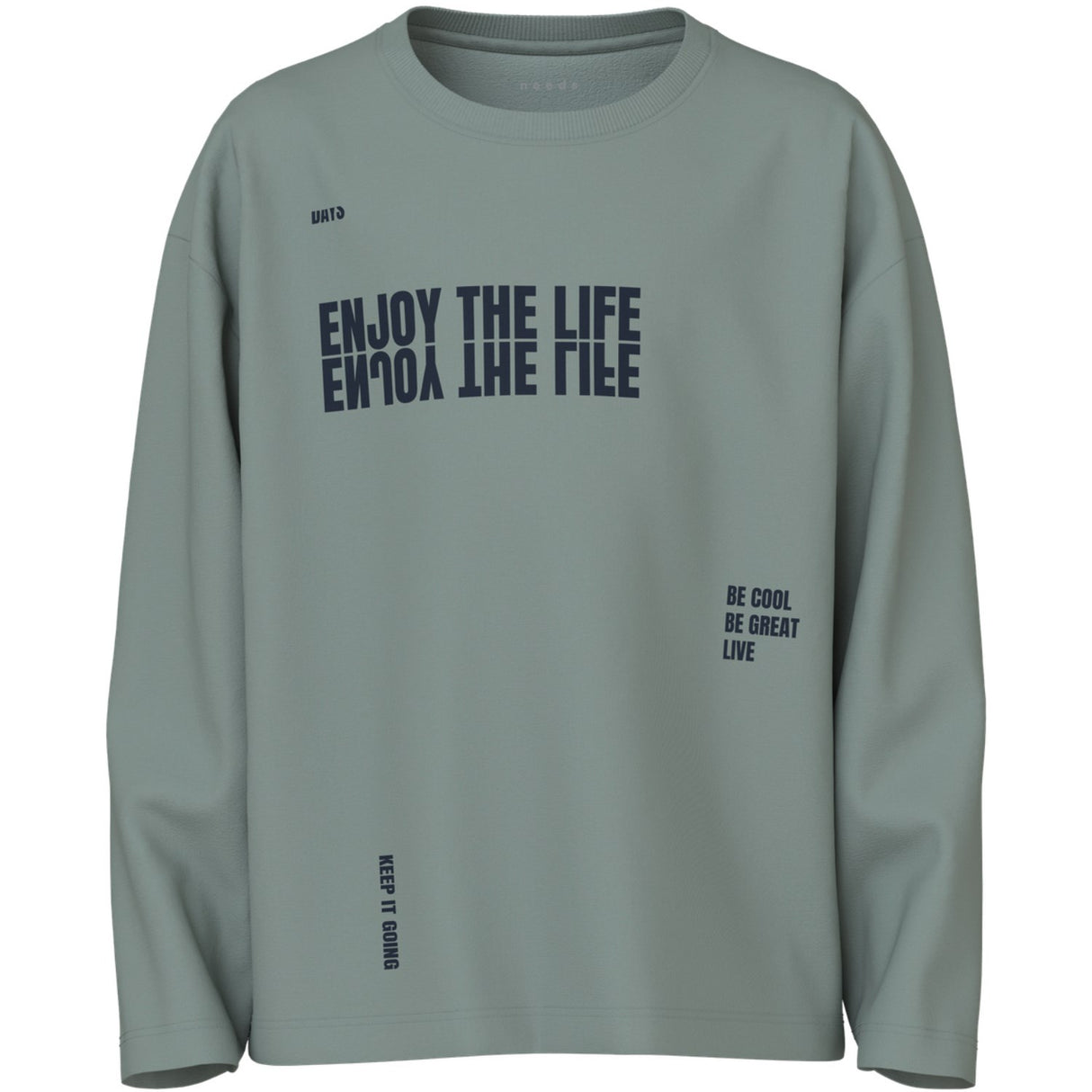 Name It Jadeite Enjoy The Life Be Cool Nkmvictor Ls Rlx Topp