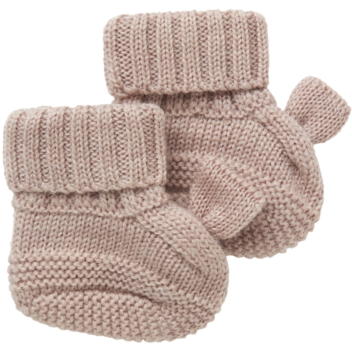 Name It Shadow Gray Nbfwrilla Ull Strikk Tøfler