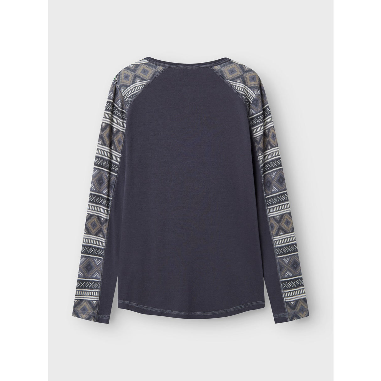 Name It Ombre Blue Iceland Nkmwillto Ull Ls Topp