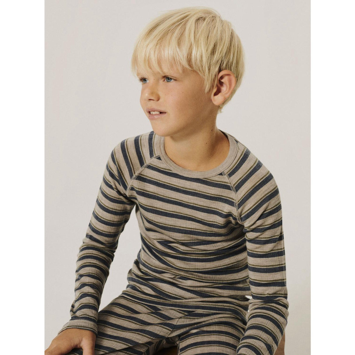 Name It Satellite Ombre Blue Nkmwang Ull Needle Ls Topp Stripe