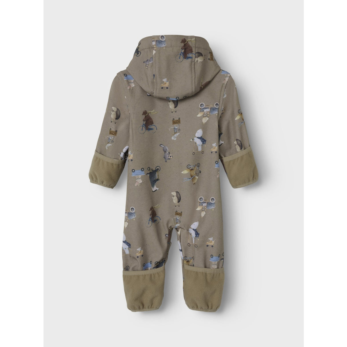 Name It Silver Mink Go Nbnalfa08 Softshell Drakt Aop Fo