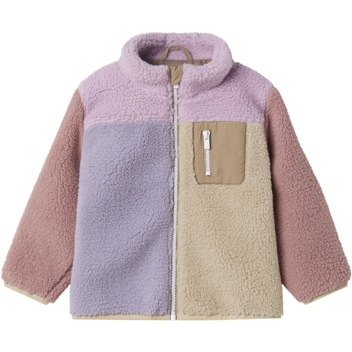 Name It Orchid Bouquet Nmfmonica Teddybjørn Jakke Block