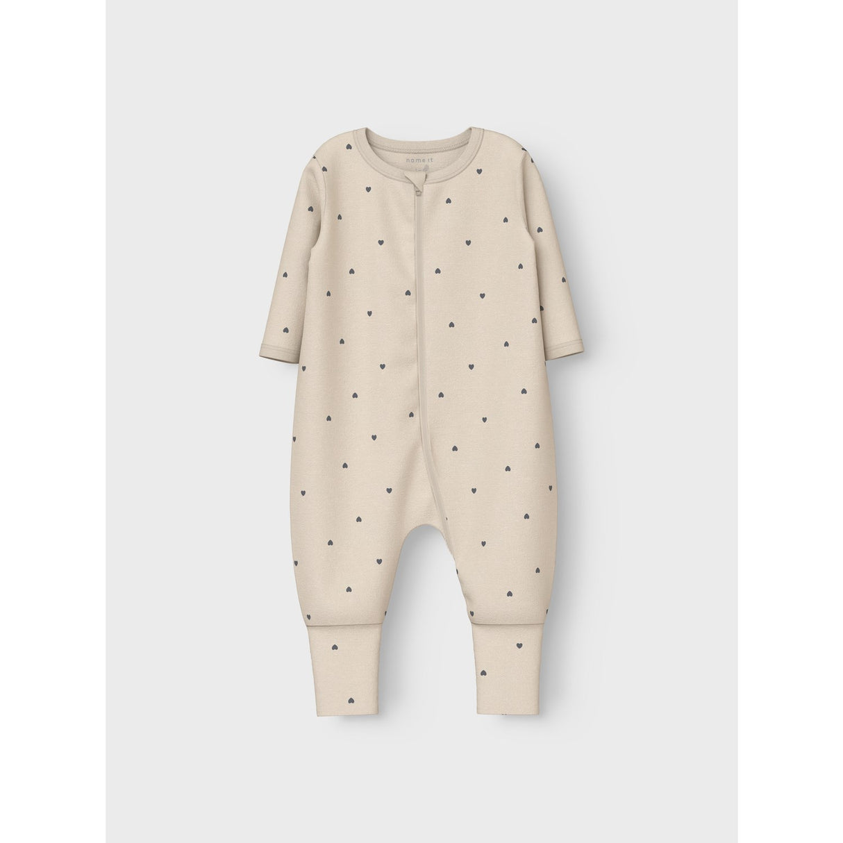 Name It Summer Sand Nbfnightsuit 2P Zip Ff Heart Noos