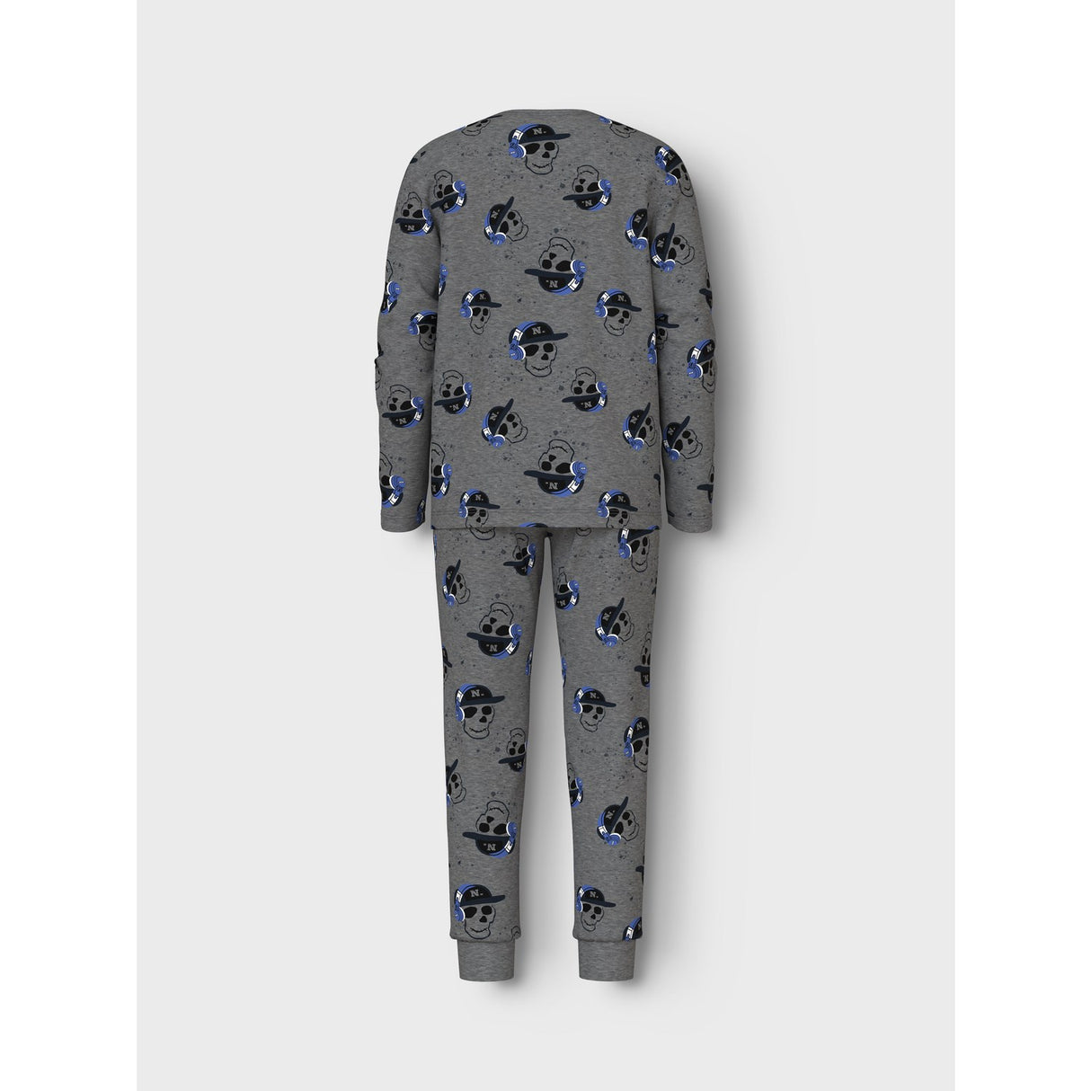Name It Dark Grey Melange Nkmnightset Dark Grey Mel Skull Noos