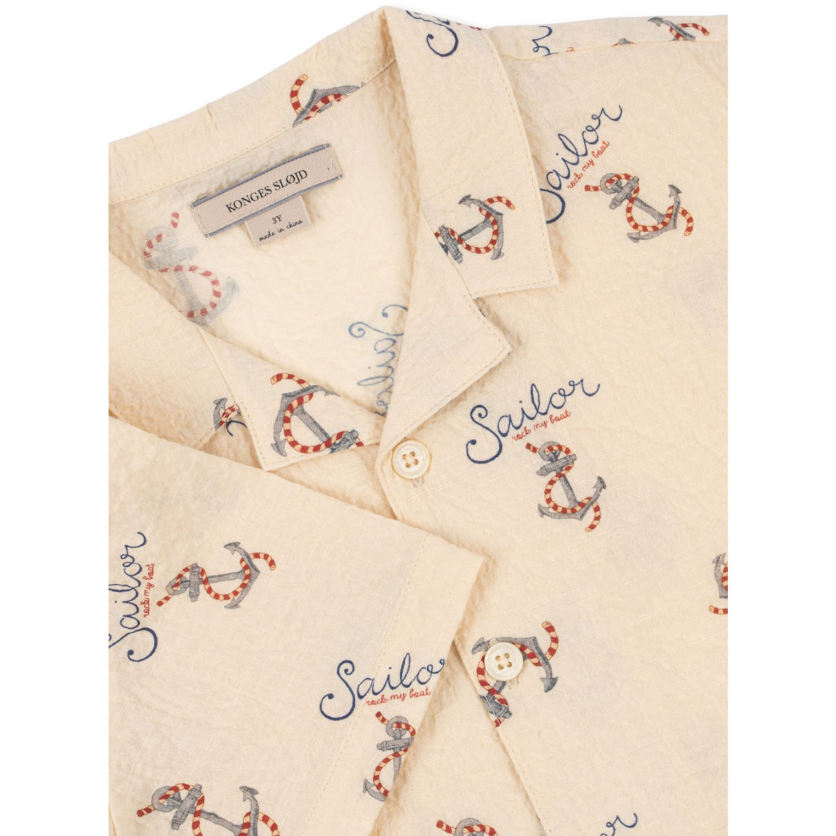 Konges Sløjd Rock My Boat Elliot Ss Skjorte Gots