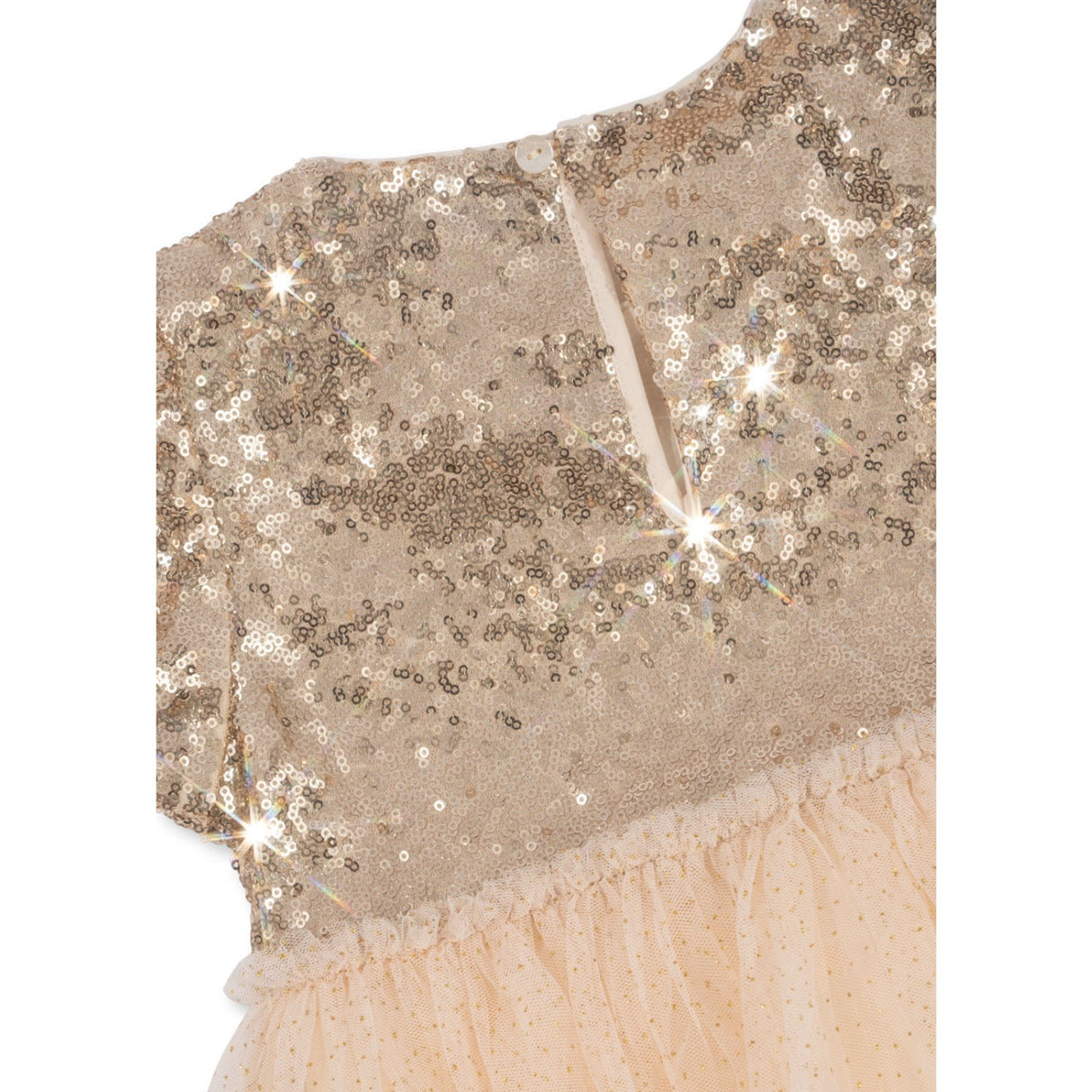 Konges Sløjd Gold Blush Starla Puff Sleeve Kjole