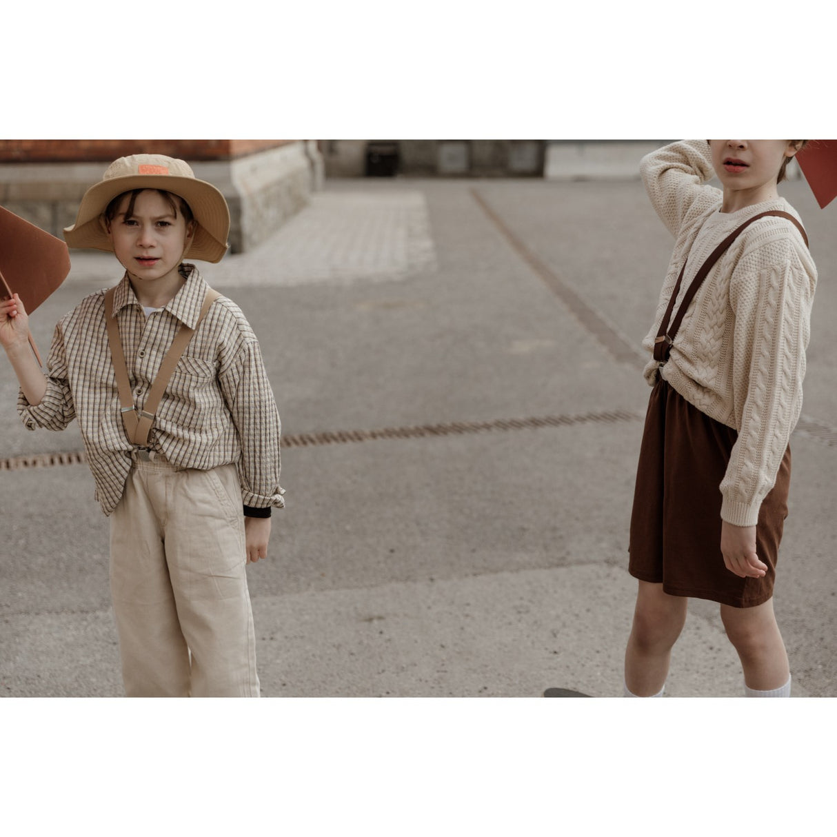 Silly Silas Sand Brown Kids' Braces