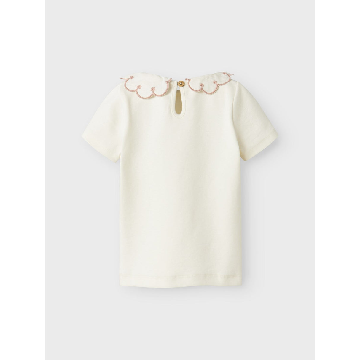 Lil'Atelier Coconut Milk Misty Rose Nmffundo Ss Slim Topp Lil