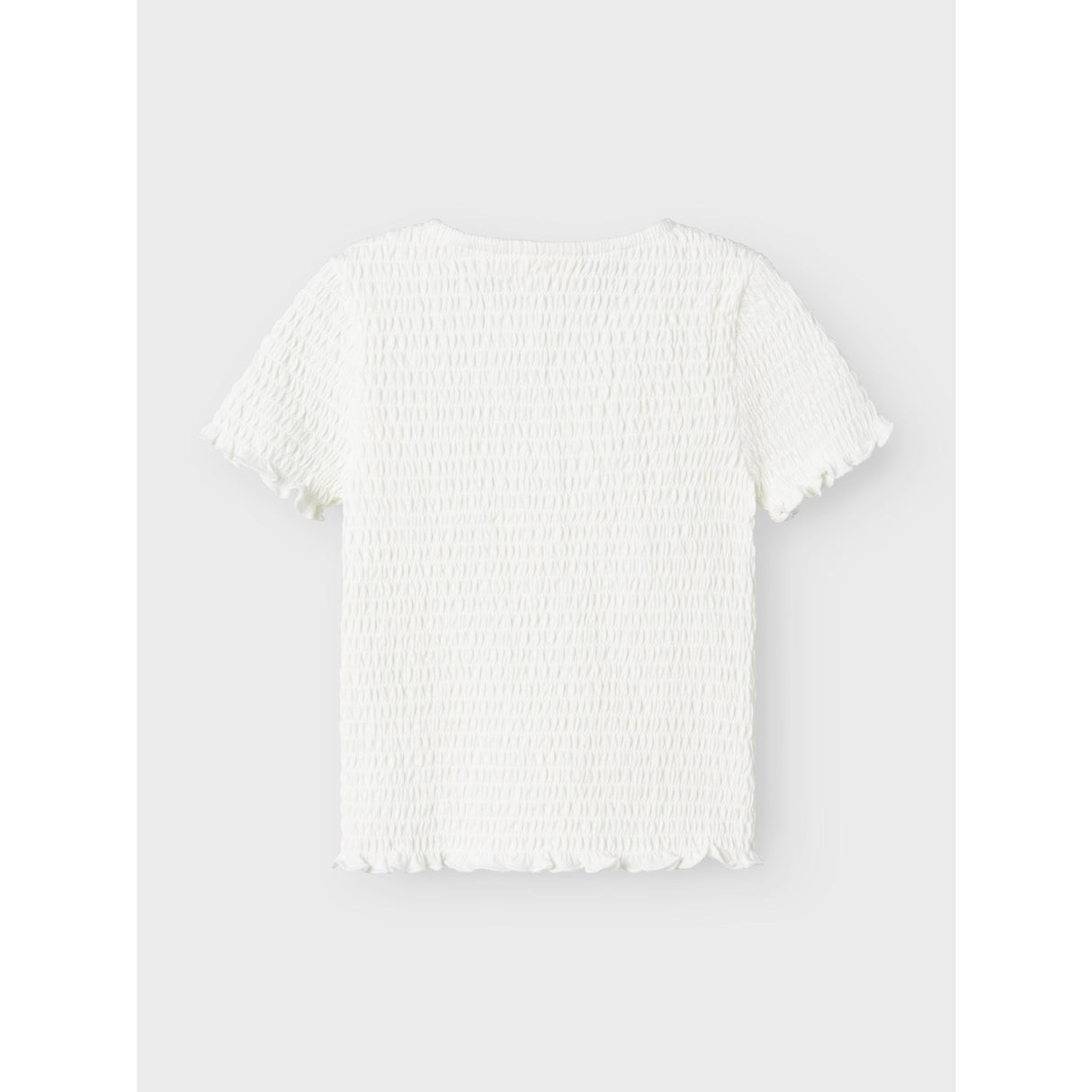 Lil'Atelier Coconut Milk Nmfjacoba Ss Kort Slim Topp Lil