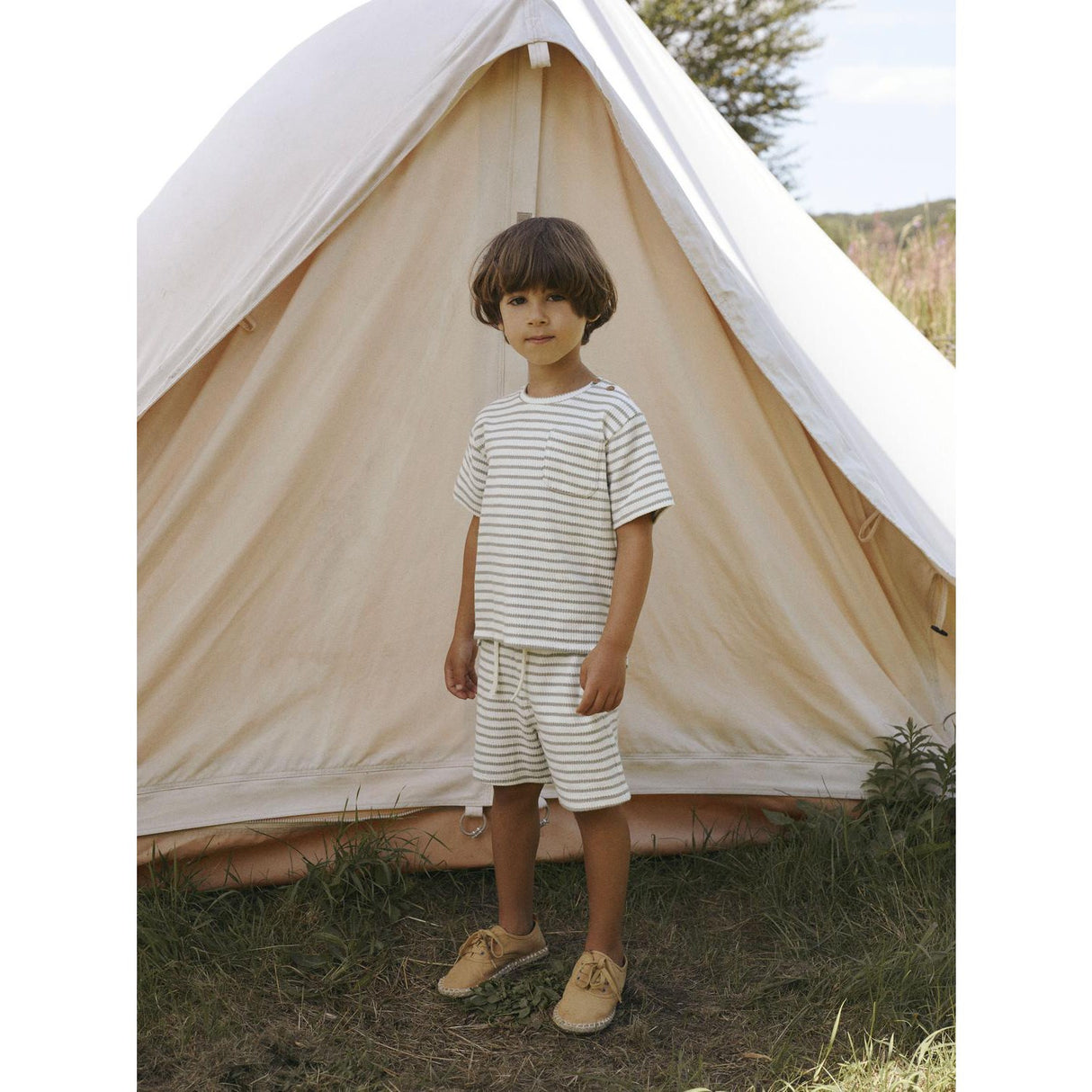 Lil'Atelier Seagrass Nmmtadeo Loose Shorts Lil