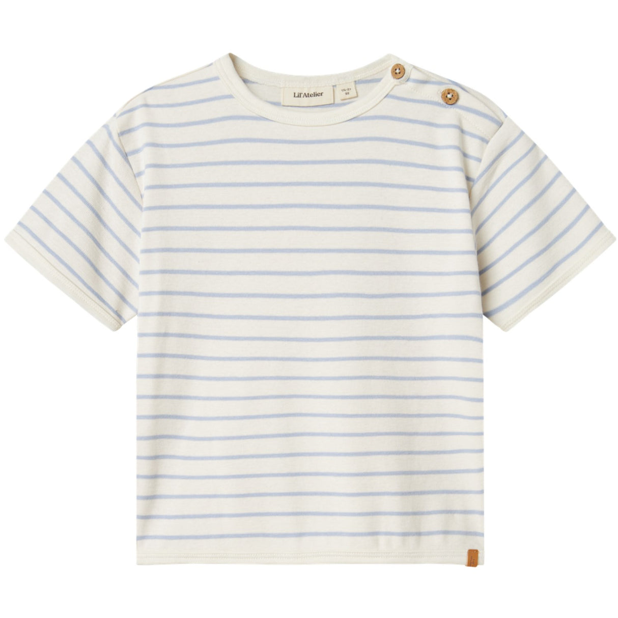 Lil'Atelier Zen Blue Nmmgeo Anm Ss Loose Topp Lil