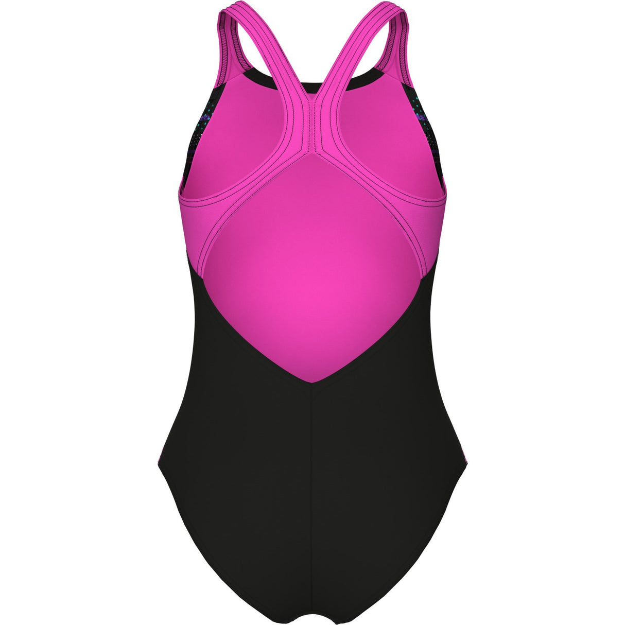 Arena Black Multi- Girl'S Arena Rhythm Badedrakt V Back L