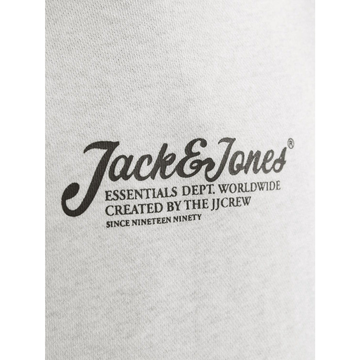 Jack & Jones Junior White Melange Jjbeau Sweat Hette Jnr