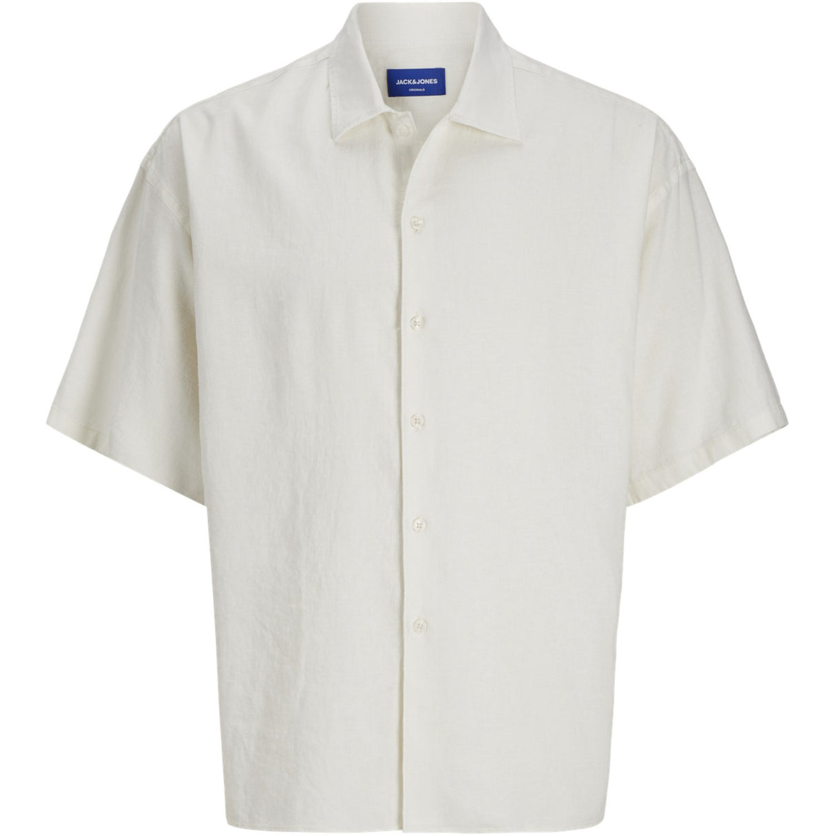 Jack & Jones Junior Antique White Jorparos Oversized Skjorte Ss Jnr