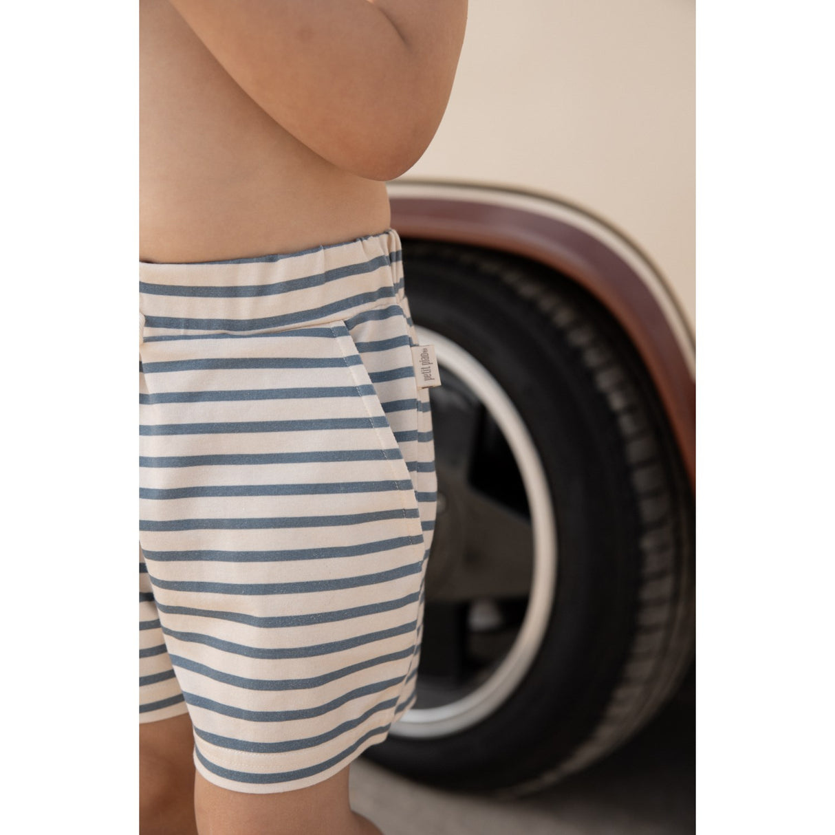 Petit Piao Blue Mirage Shorts Sum Printed