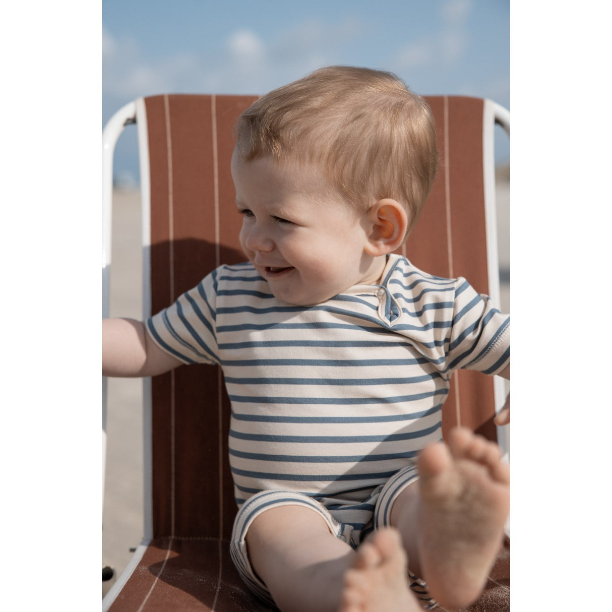 Petit Piao Blue Mirage Sommerdress S/S Sum Printed