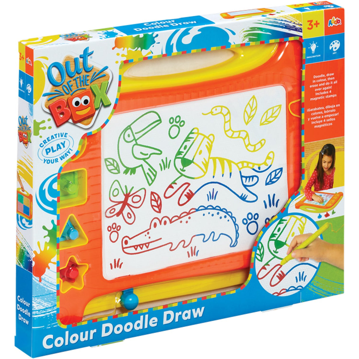 Out Of The Box Large Doodle Colour Drawing Board