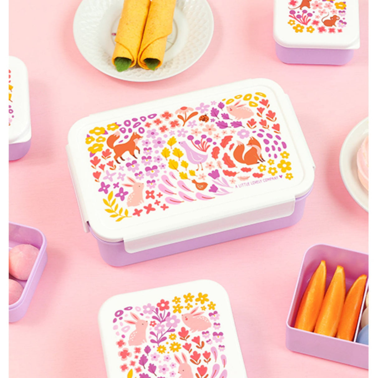 A Little Lovely Company Flower Garden Bento Matboks
