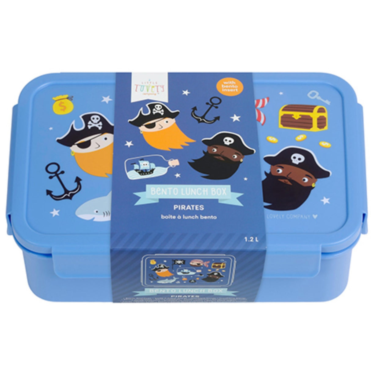 A Little Lovely Company Pirates Bento Matboks