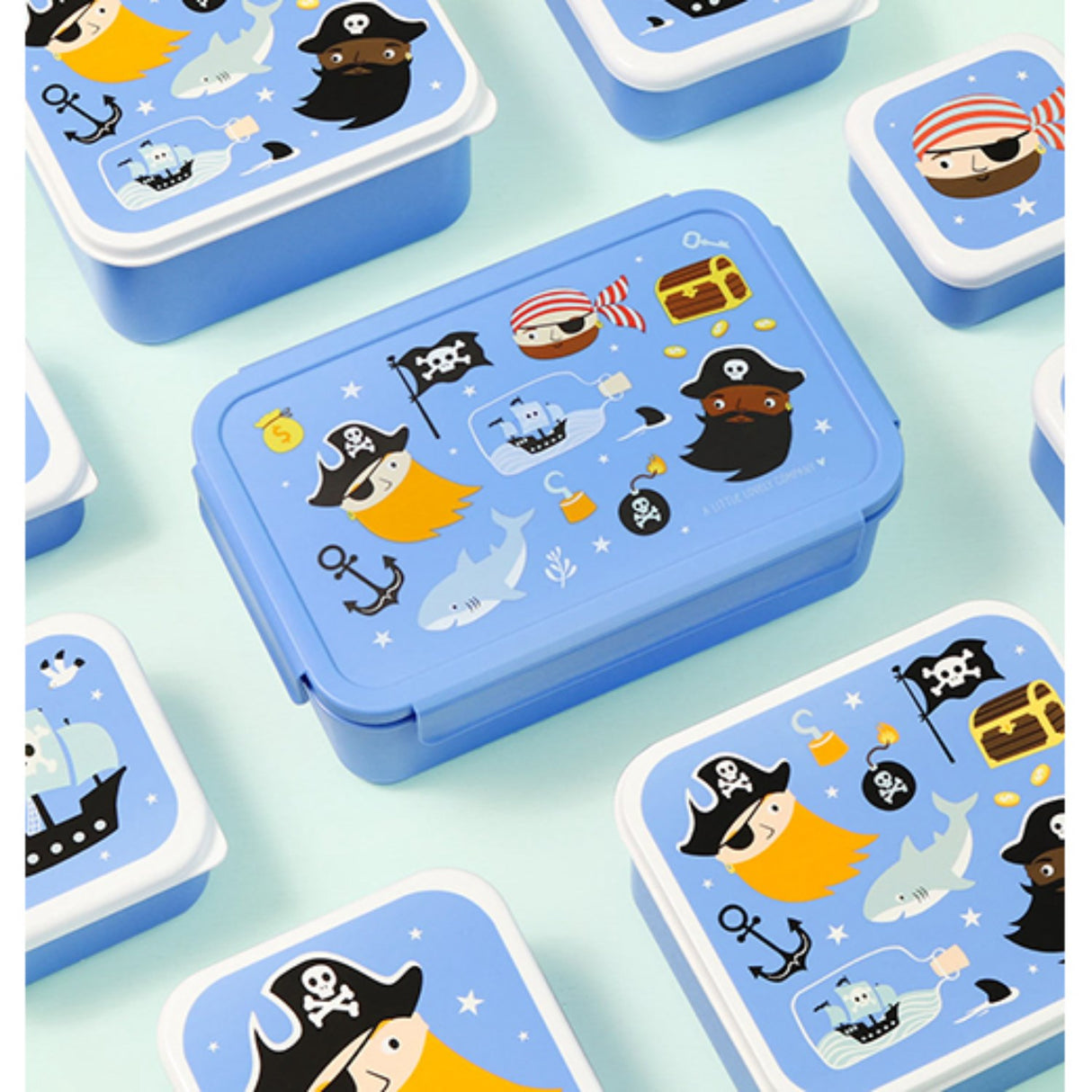 A Little Lovely Company Pirates Bento Matboks