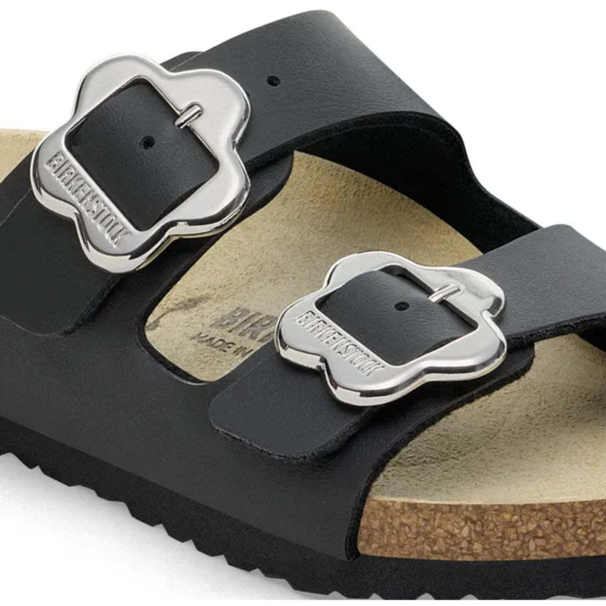 Birkenstock Arizona Kids Flower Buckle BF Black