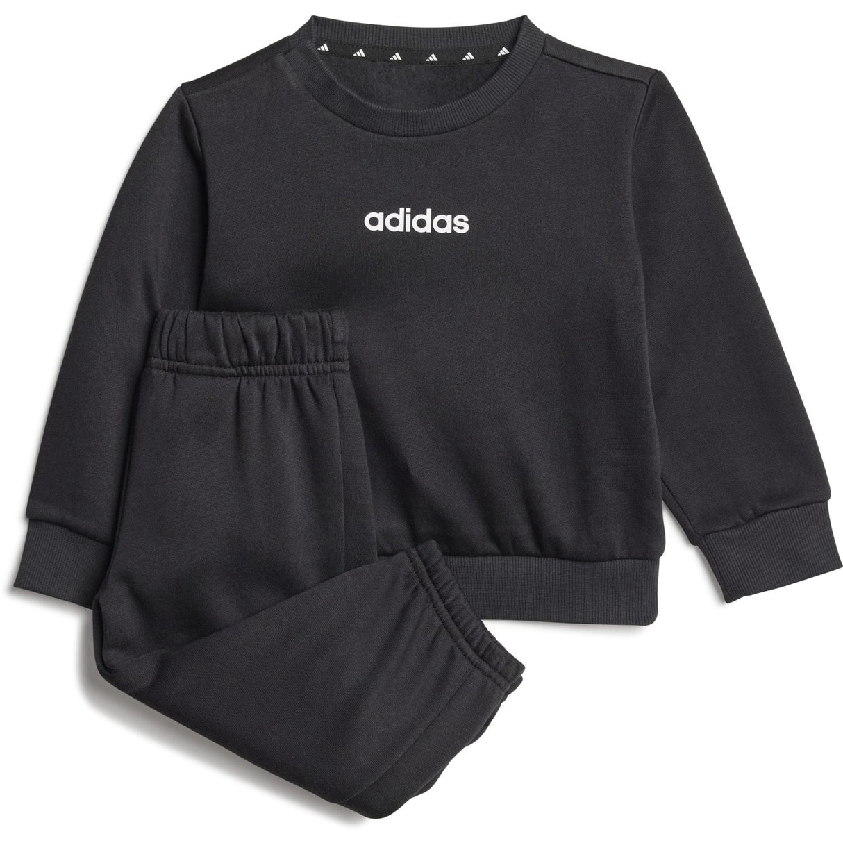 adidas Originals Black/White I Lin Fl Jog Sweat Sett
