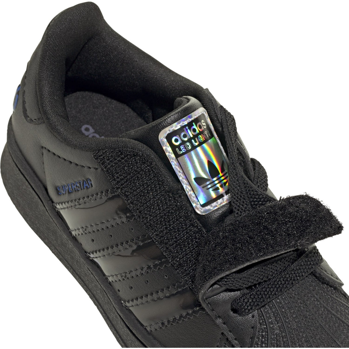 adidas Originals Core Black/Core Black/Preloved Violet Superstar Led Lights Cf El I Sneakers