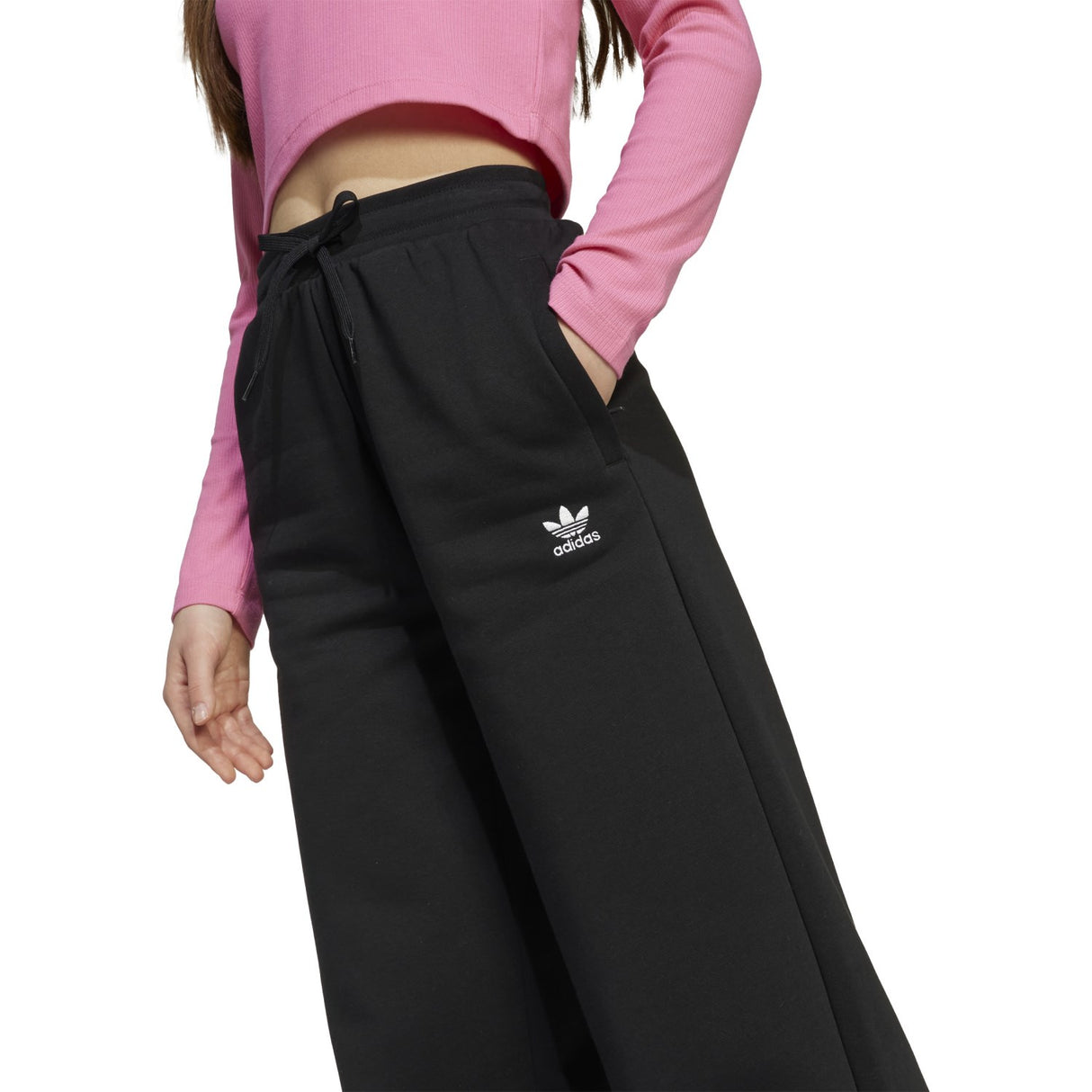adidas Originals Black/White Wide Leg Bukser