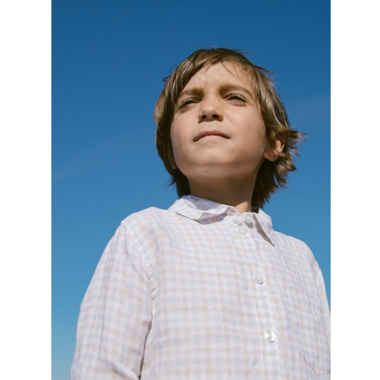 MarMar Fine Linen Summer Check Tommy Skjorte