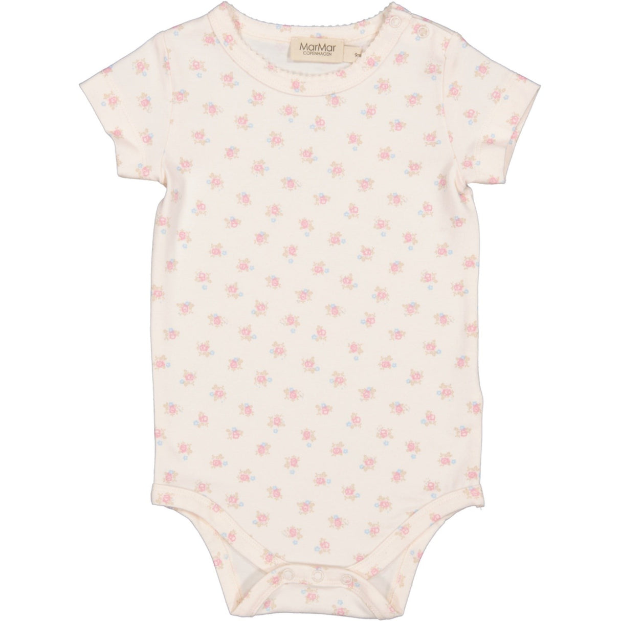 MarMar Modal Smooth Print Little Bouquet Plain Body SS Body