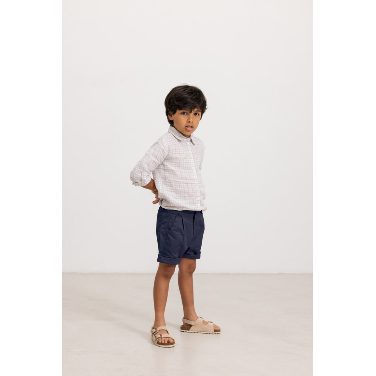 MarMar Fine Linen Summer Check Tommy Skjorte