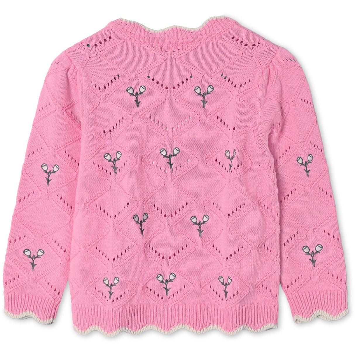 Fliink Begonia Pink Mela Flower Cardigan