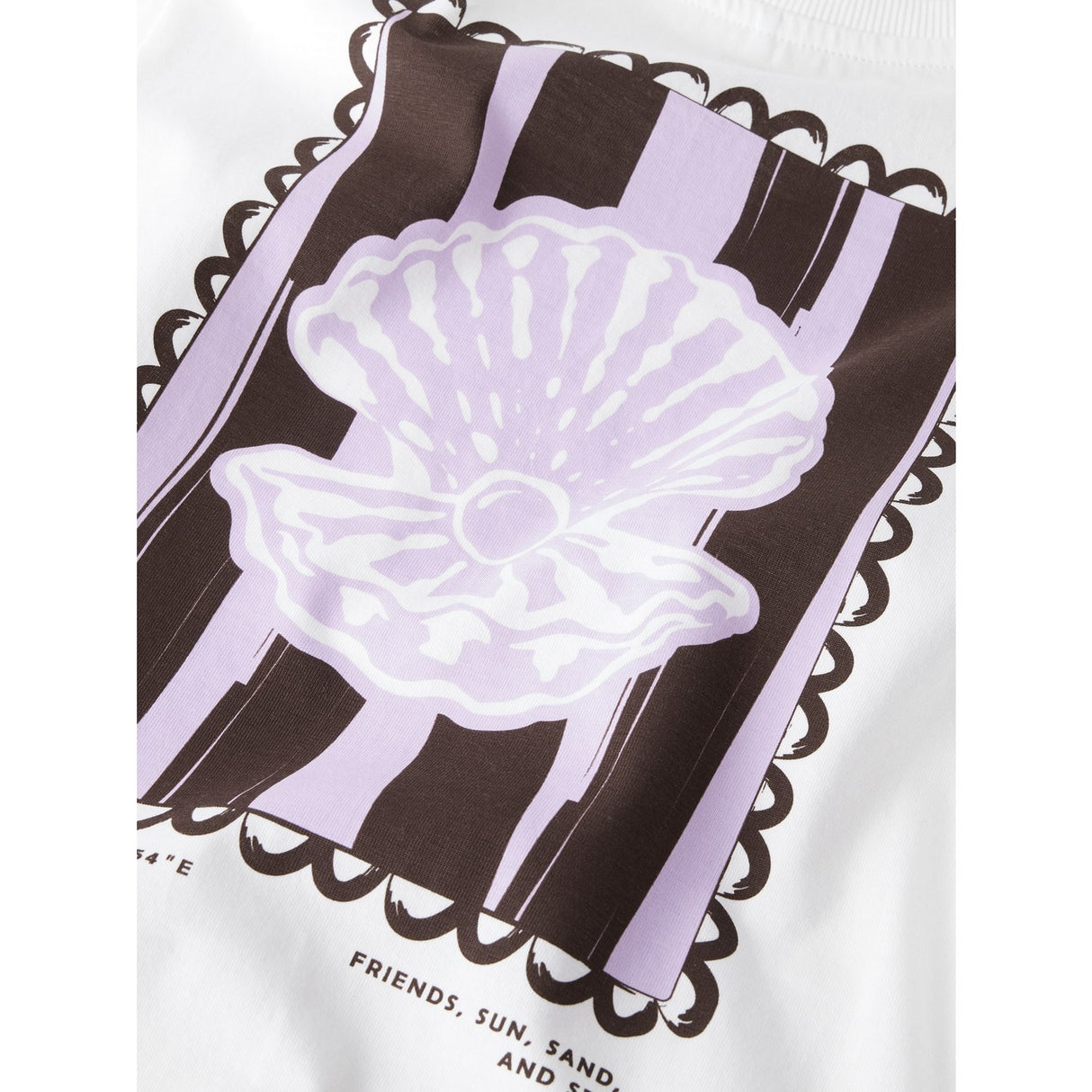 Name It Cloud Dancer Nkfhellia Ss Nreg Topp