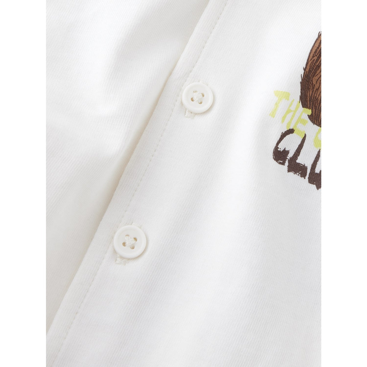 Name It Cloud Dancer Nmmhisher Nreg Ss Skjorte