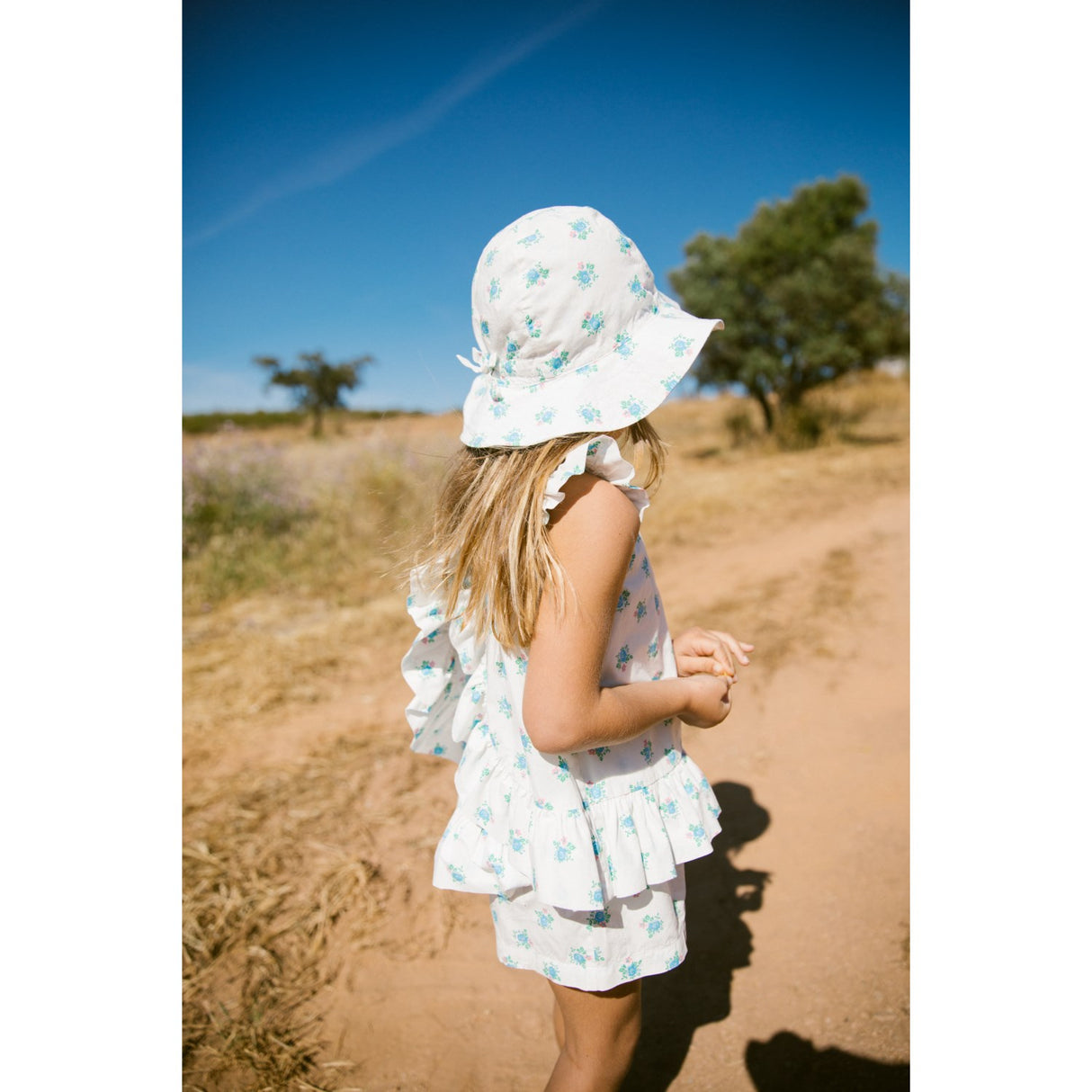 MarMar Poplin Summer Bouquet Tawny Topp