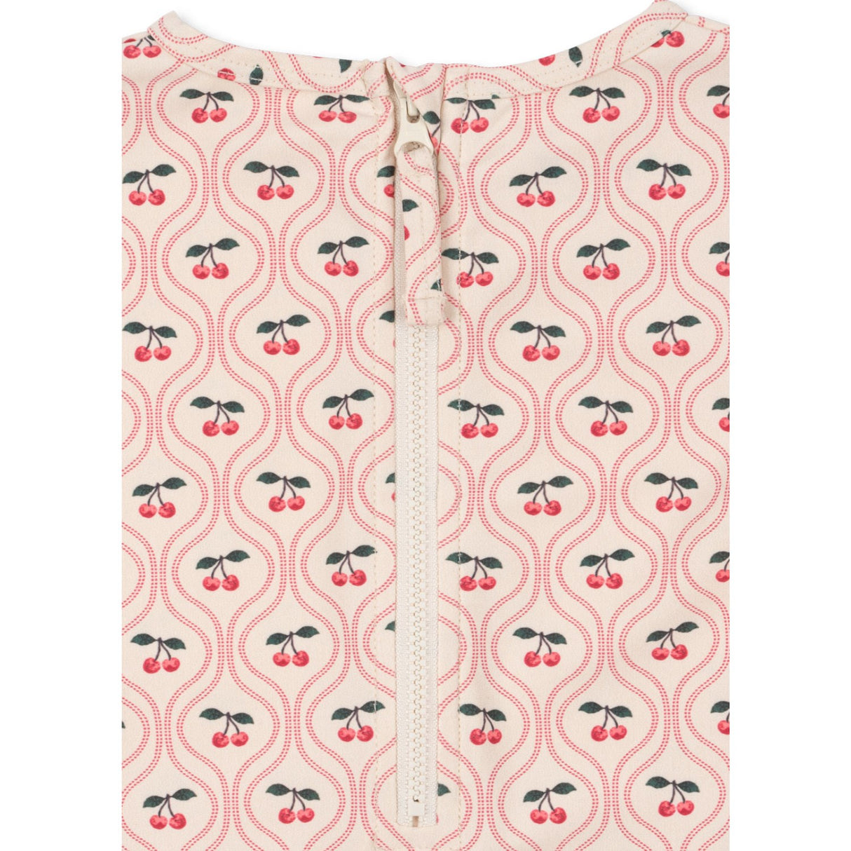 Konges Sløjd Cherry Pink Motif Merle Ls Badedrakt Grs