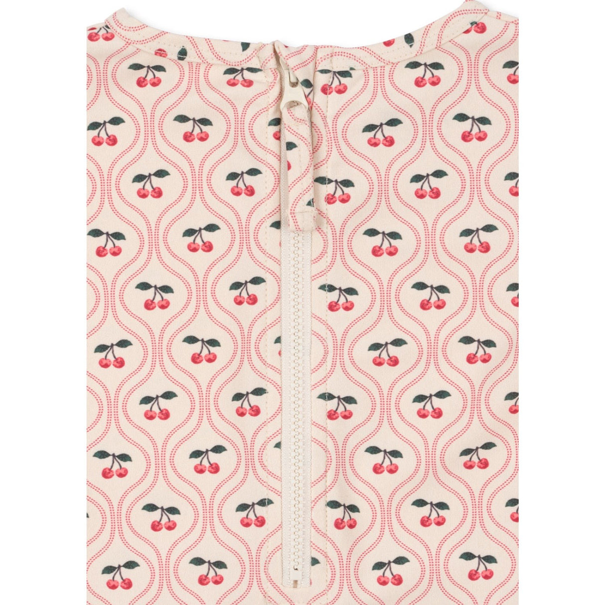 Konges Sløjd Cherry Pink Motif Merle Ls Badedrakt Grs