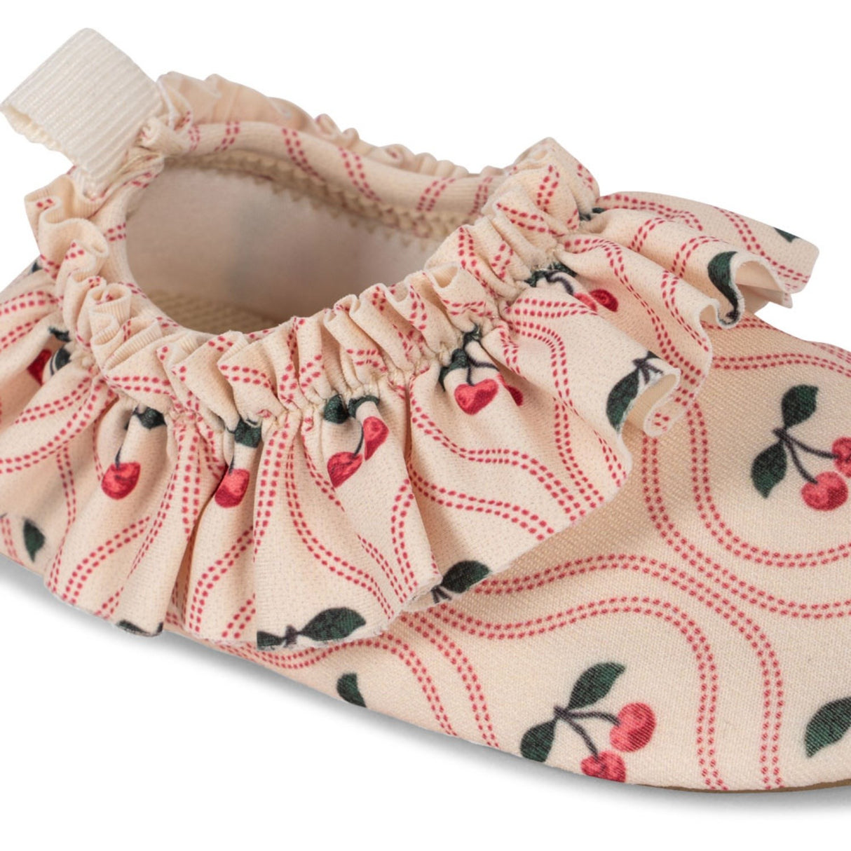 Konges Sløjd Cherry Pink Motif Merle Frill Badesko
