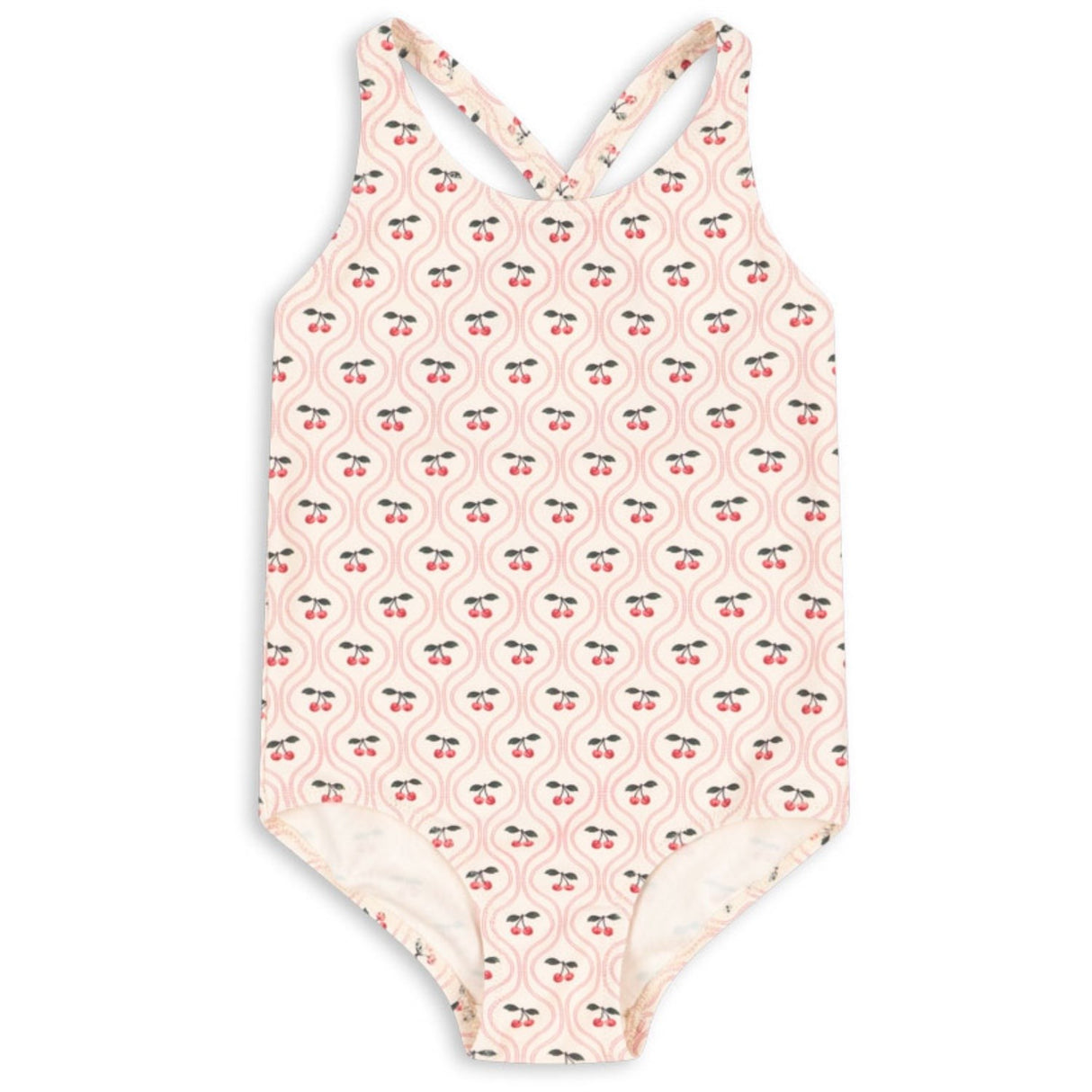 Konges Sløjd Cherry Pink Motif Merle Badedrakt Grs