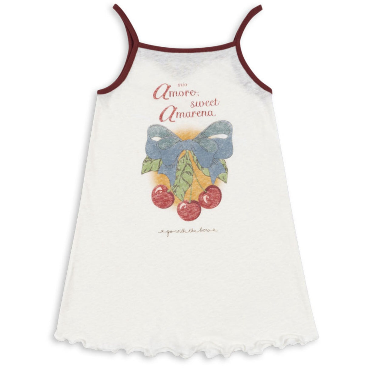 Konges Sløjd Off White/Amarena Era Stropp Kjole Ocs