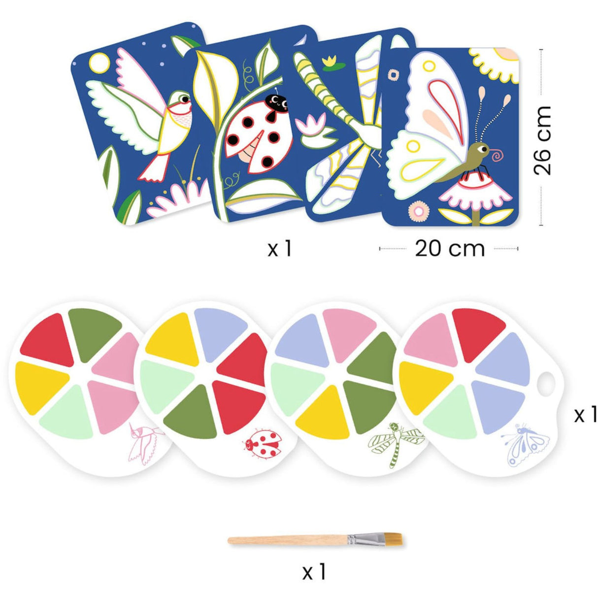 Djeco kreativ maling, kryping og kryping