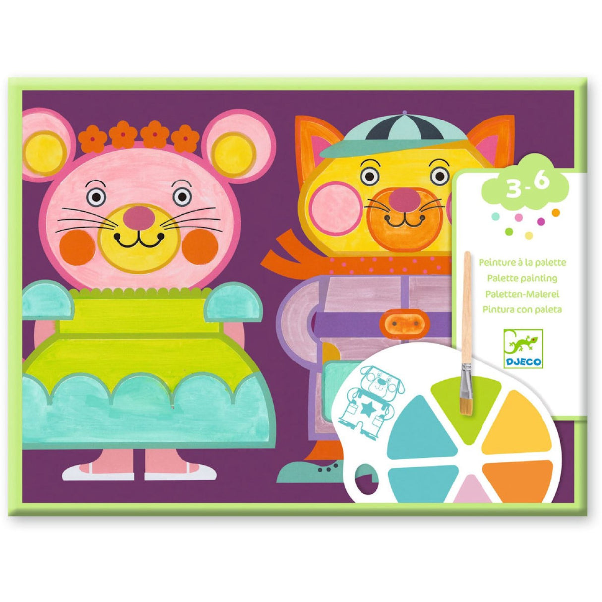 Djeco kreativt maleri, lubne kinn