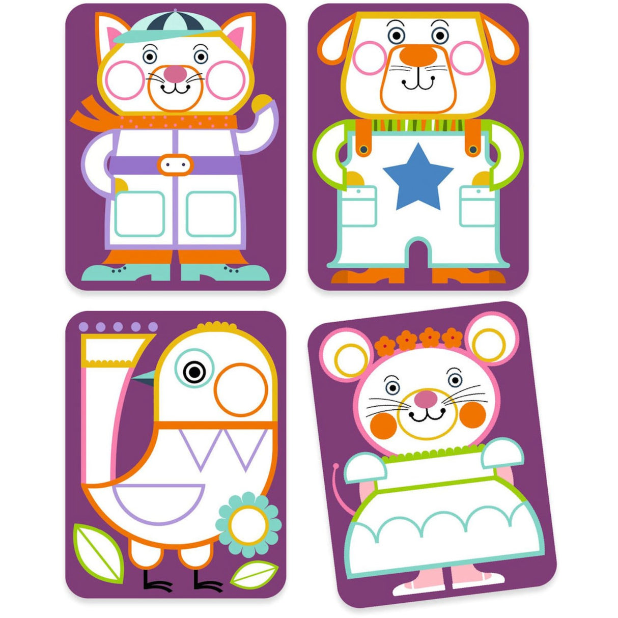 Djeco kreativt maleri, lubne kinn