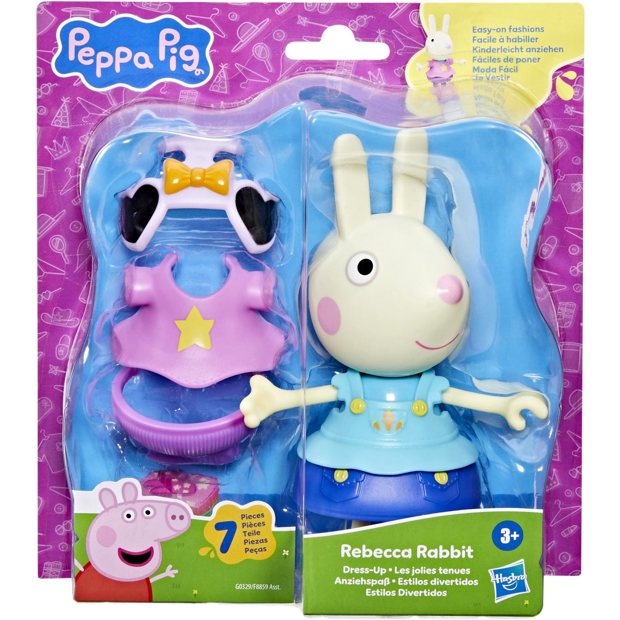 Peppa Pig Påklædningsfigur Rebecca Rabbit