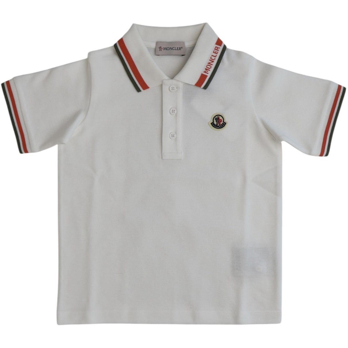 Moncler Natural Ss Polo T-Skjorte