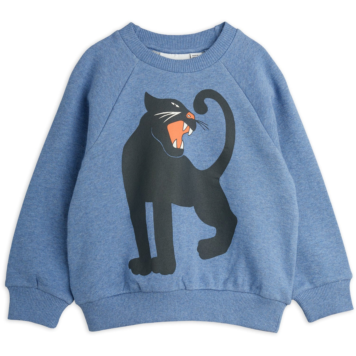 Mini Rodini Blue Panther Sp Melange Collegegenser
