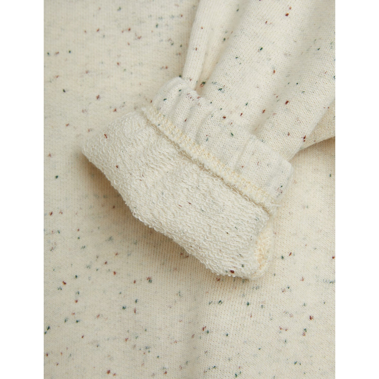 Mini Rodini Offwhite Bird Emb Neps Collegegenser