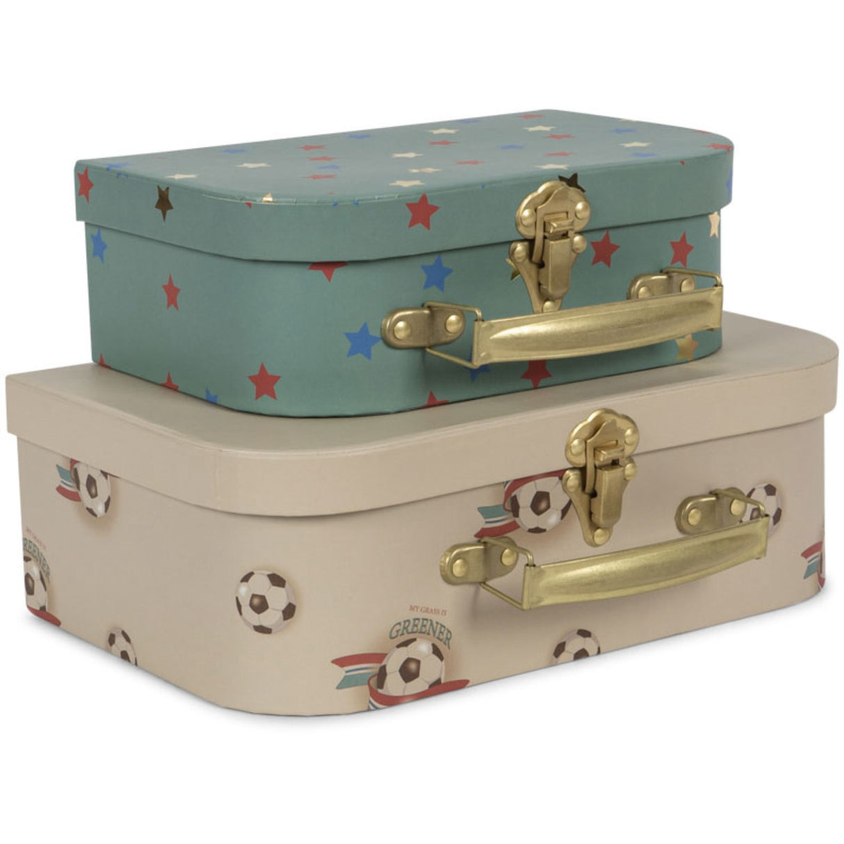 Konges Sløjd Off White/Kick It 2 Pack Koffert Fsc