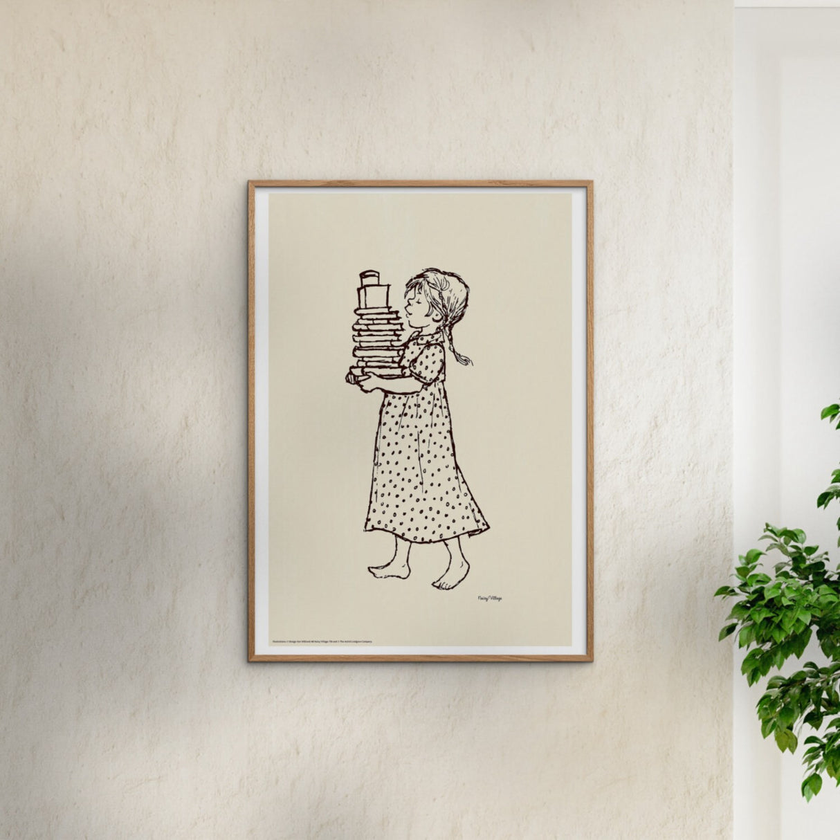 Poster & Frame Astrid Lindgren - Books - Noisy Village
