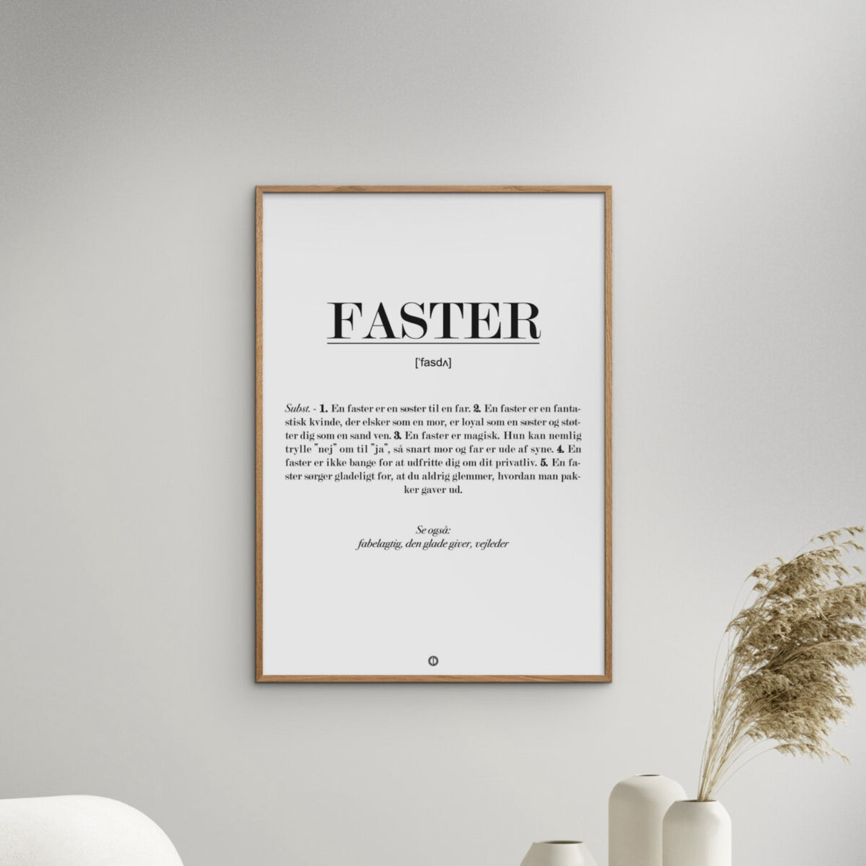 Poster & Frame Citatplakat - Faster Definition